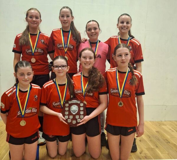 The U-15 girls’ Community Games Futsal team who were crowned county champions 2025 on Sunday last in The Hub in Castlerea. 