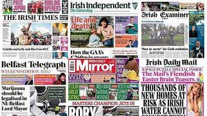 What the papers say: Saturday's front pages What the papers say: Saturday's front pages