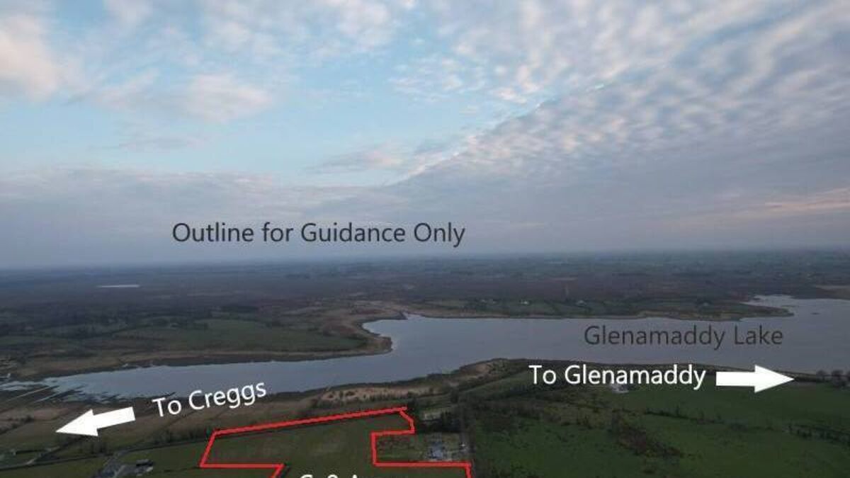 Eight acre parcel of land now on the market has development potential