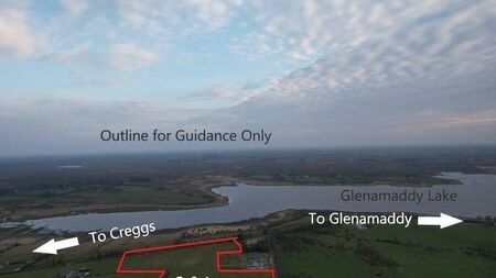 Eight acre parcel of land now on the market has development potential