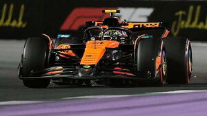 Lando Norris crashes in qualifying as Max Verstappen takes Saudi Arabian pole