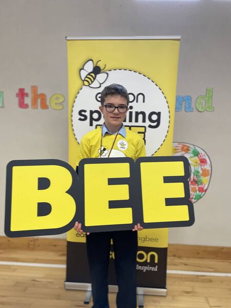 Robert ‘Bobby’ Lyons from Athleague National School who recently won the Roscommon county final of the Eason Spelling Bee. Robert ‘Bobby’ Lyons from Athleague National School who recently won the Roscommon county final of the Eason Spelling Bee.