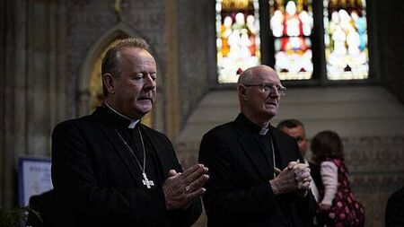 Cathedral bells ring out 88 times as people pay respects to Pope in Armagh