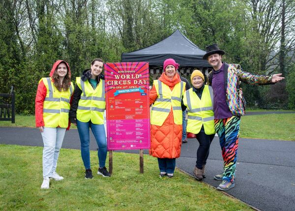 There was plenty of fun to be had, despite the weather, at the World Circus Day events in Castlerea last weekend. Pic: Cian Flynn