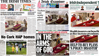 What the papers say: Wednesday's front pages