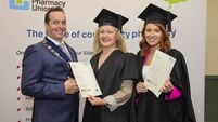 Top of the class!: All smiles at graduation ceremony