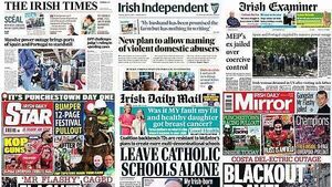 What the papers say: Tuesday's front pages What the papers say: Tuesday's front pages