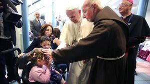 The day little Zoe met the Pope