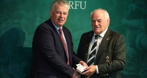 Local rugby volunteers honoured by IRFU at Aviva Stadium 