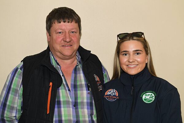 Tommy and Eimear O’Connor at the launch of the County Roscommon Ploughing Championships, which will be staged on Sunday, May 4th in Ballinaheglish. Pic: Gerard O’Loughlin