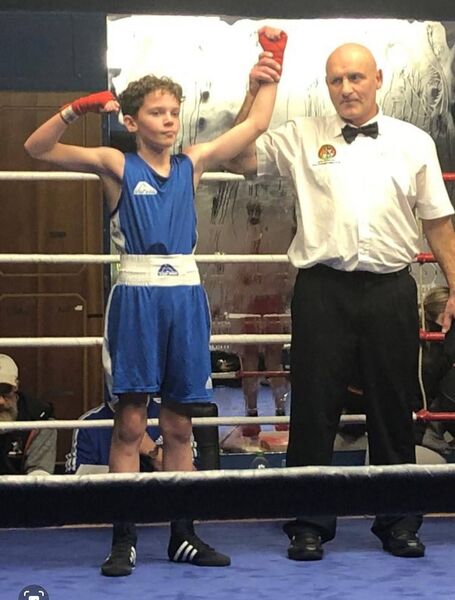 Odhran Conway, Ballaghaderreen Boxing Club, who reached the final of the National Championships. 