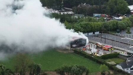 Fire breaks out at waste facility