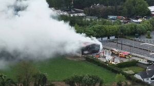Fire breaks out at waste facility