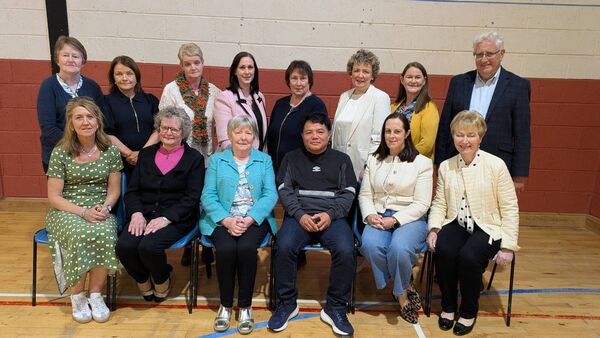 The Loughglynn/Lisacul’Gorthaganny Parish Pastoral Council with Fr. Glenn Alipoyo. Back row: Mary Roddy (Secretary), Barbara Morris, Catherine Walshe, Linda Cox, Margaret McCann, Marie Elwood, Georgina Keena (Chairperson), and Kevin Hora. Front row. Janette Webb (Parish Secretary), Ann Coleman, Mary Carty, Fr. Glenn Kathleen Johnston, and Angela Cahill. Pic: Liam Reynolds The Loughglynn/Lisacul’Gorthaganny Parish Pastoral Council with Fr. Glenn Alipoyo. Back row: Mary Roddy (Secretary), Barbara Morris, Catherine Walshe, Linda Cox, Margaret McCann, Marie Elwood, Georgina Keena (Chairperson), and Kevin Hora. Front row. Janette Webb (Parish Secretary), Ann Coleman, Mary Carty, Fr. Glenn Kathleen Johnston, and Angela Cahill. Pic: Liam Reynolds