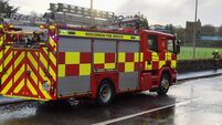 Emergency services at the scene of County Roscommon house fire