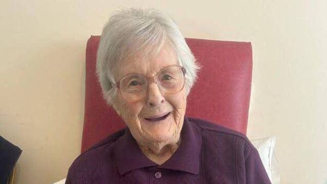 <p>Kitty Freeman who celebrated her 102nd birthday on Wednesday.</p>