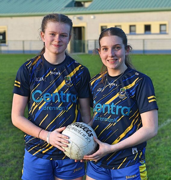Roscommon U-16 ladies' football captain, Méabh Finneran, and vice-captain, Sarah Meghan, are ready for Saturday's provincial final against Mayo. Roscommon U-16 ladies' football captain, Méabh Finneran, and vice-captain, Sarah Meghan, are ready for Saturday's provincial final against Mayo.
