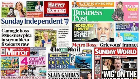 What the papers say: Sunday's front pages