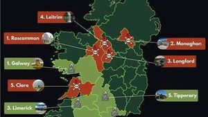 County Roscommon to fare poorly in a zombie apocalypse