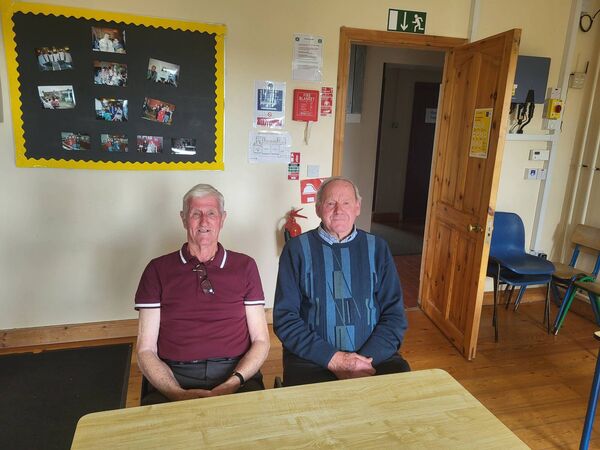 Peter Brehony and Aidan Malone, who serve on Drumboylan NS' Board of Management.