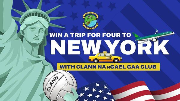 Clann na nGael GAA Club is giving one lucky person and three of their friends a chance to see the Rossies in action in The Big Apple in 2026. 