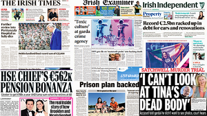 What the papers say: Friday's front pages What the papers say: Friday's front pages