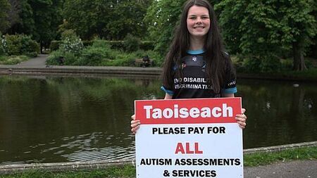 Teenager to stage protest as needs-assessment waiting lists projected to soar