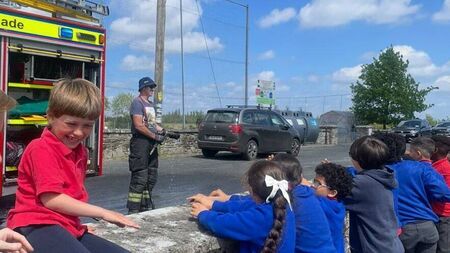 Gorthaganny National School pays tribute to local fire crews