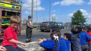 Gorthaganny National School pays tribute to local fire crews