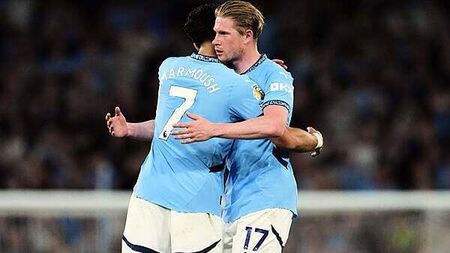 Manchester City and Omar Marmoush give Kevin De Bruyne fitting send-off