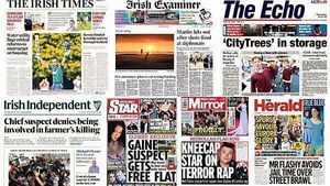 What the papers say: Thursday's front pages What the papers say: Thursday's front pages