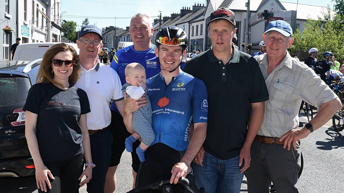 Roscommon cyclist stays in the hunt after thrilling stage of Rás Tailteann