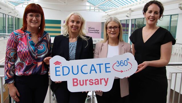 <p>Pictured at the launch of the West-Midlands Credit Union’s (formerly St Jarlath’s Credit Union and Athlone &amp; Castlerea Credit Union) Educate 360 Bursary for 2025 were Karen Guest, lecturer, Department of Business &amp; Management, Faculty of Business &amp; Hospitality, TUS Athlone; Claire Mulvihill, West-Midlands Credit Union; Marise O’Toole, Deputy CEO West-Midlands Credit Union and Dr. Emma Reardon, Head of the Department of Hospitality, Tourism and Leisure, Faculty of Business &amp; Hospitality, TUS Athlone. Pic: Eugene Pettit</p>