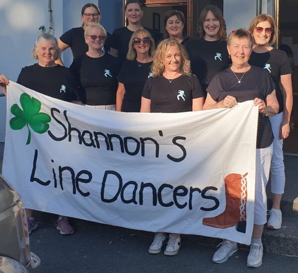 Shannon's line dancers who took part in the recent Elphin Variety Show organised by the Arts &amp; Drama Group. 