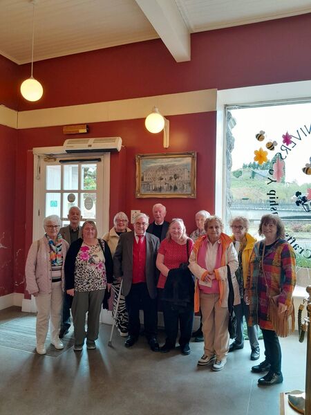 Members of Boyle Active Age on a recent visit to Belleek Pottery.