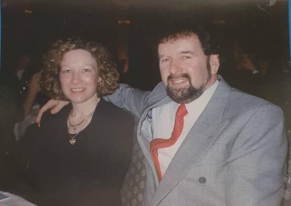 Alice Hetherton and Des Deegan pictured while on holidays prior to Alice getting sick.