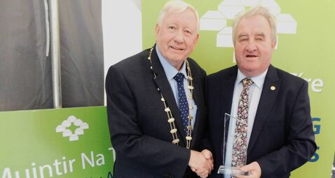 County Roscommon man presented with Muintir na Tíre Community Person of the Year Award 