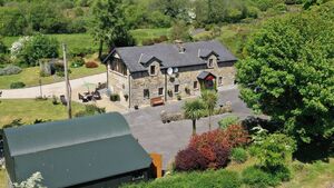 A secluded, storybook farmhouse offers an enchanting rural escape