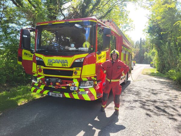 Vincent Higgins from Ballaghaderreen Fire Service was among the many local crews that fought the wildfires in West Roscommon for several days. An experienced firefighter, Vincent said they were the largest wildfires he had ever experienced.