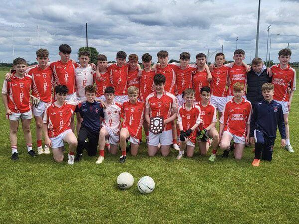 The Pádraig Pearses U-15 footballers that were crowned Division Two Féile champions in Woodmount on Bank Holiday Monday. Picture: Roscommon GAA