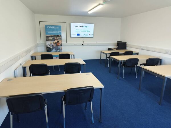 A look inside one of the METAC classrooms.