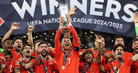 Portugal's emotional Ronaldo rejoices in winning Nations League