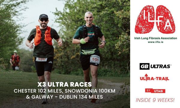 The Dublin to Galway run is part of a three ultramarathon challenge in under nine weeks (including 102 miles in Chester and 100kms in Snowdonia). 