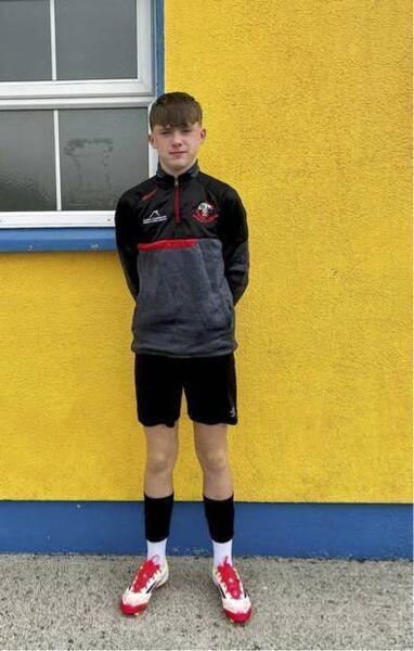 Daithi Finn, Ballaghaderreen FC, is representing Roscommon on the Kennedy Cup team in Limerick this week. 