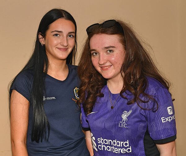 Ursula Maye and Meabh O’Connor, Elphin pictured at the recent Elphin Variety Show. Pic: Gerard O'Loughlin