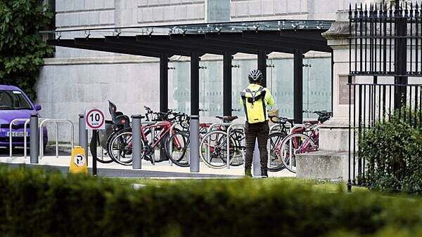 Construction of Leinster House bike shed was halted after manhole discovered on site