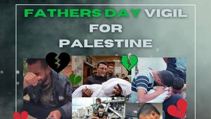 Father’s Day vigil for Palestine in Roscommon 