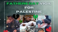 Father’s Day vigil for Palestine in Roscommon 
