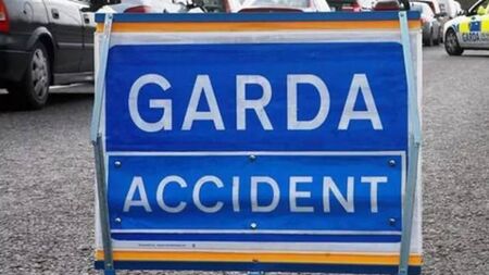 Emergency services at scene of road traffic accident in County Roscommon