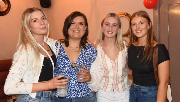 Zoe Kerrane, Amy Sharkey and the Beirne sisters at the recent re-opening of Creaton's Bar in Ballaghaderreen by Lorraine O'Grady and Sheila McGullion. Pic: Breda Durr Zoe Kerrane, Amy Sharkey and the Beirne sisters at the recent re-opening of Creaton's Bar in Ballaghaderreen by Lorraine O'Grady and Sheila McGullion. Pic: Breda Durr